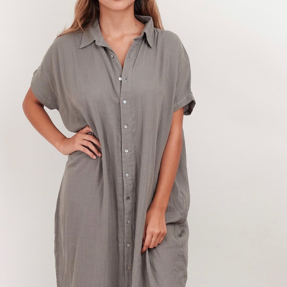 ACACIA Oahu Dress in Platinum Size P